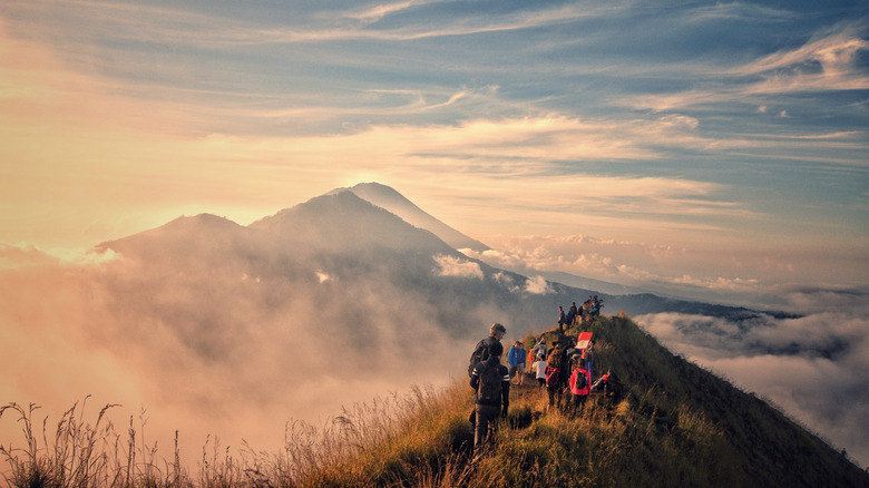 Hikers on Mt. Batur