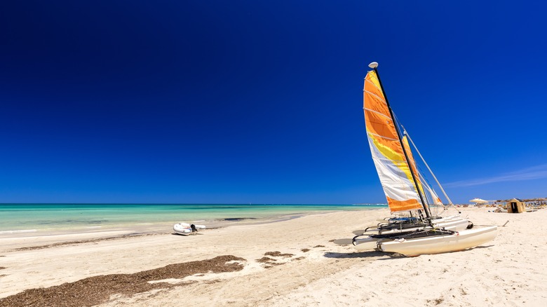 Djerba beach catamaran