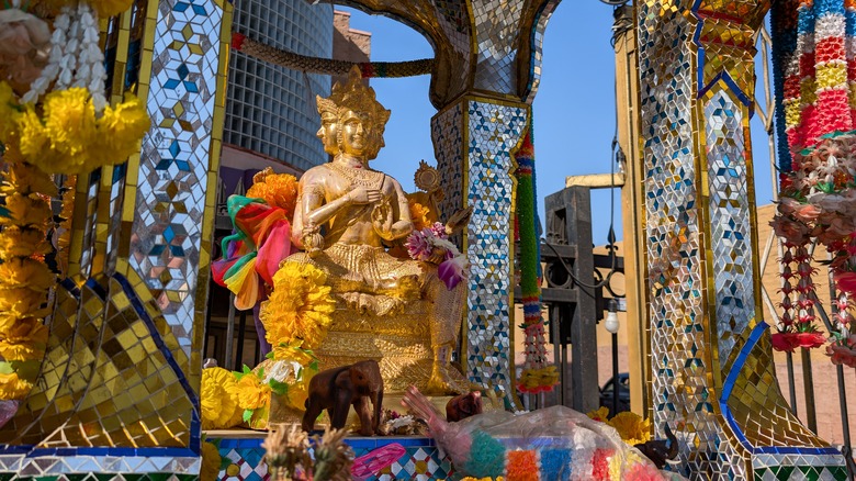 Brahma shrine on Hollywood Boulevard in Thai Town