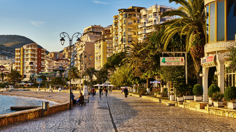 Stroll the streets of downtown Saranda