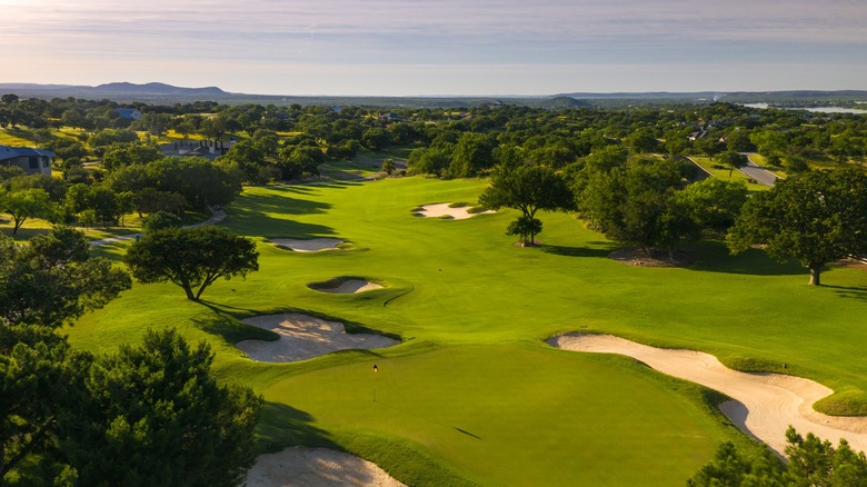 Horseshoe Bay Resort golf course on a nice sunny day