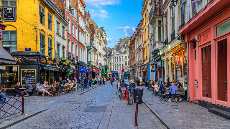 street in Lille, France 