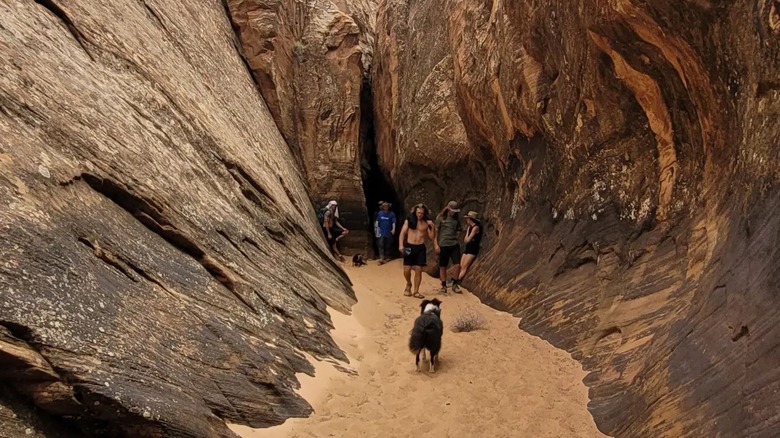 Tunnel Slot Canyon entrance