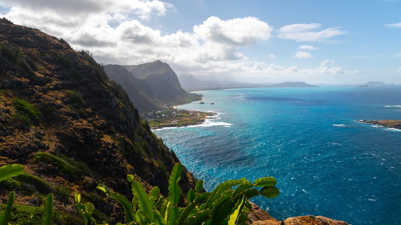 Coastal view of Oahu