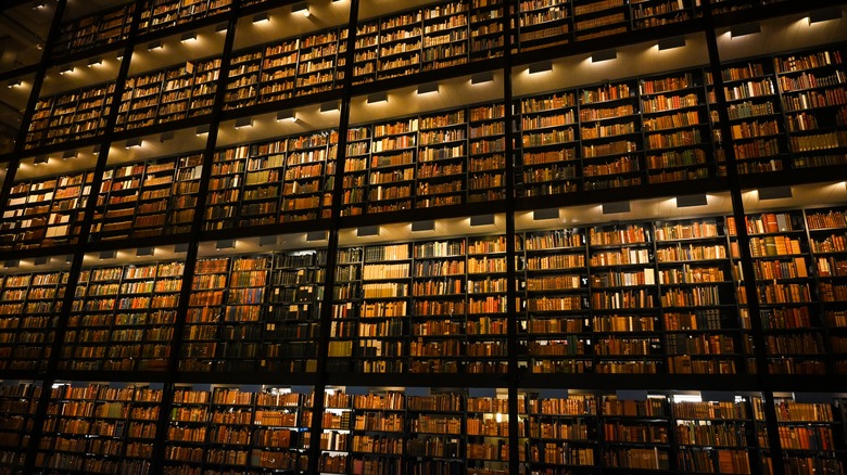 Beinecke library interior