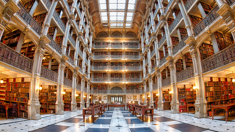 George Peabody Library interior