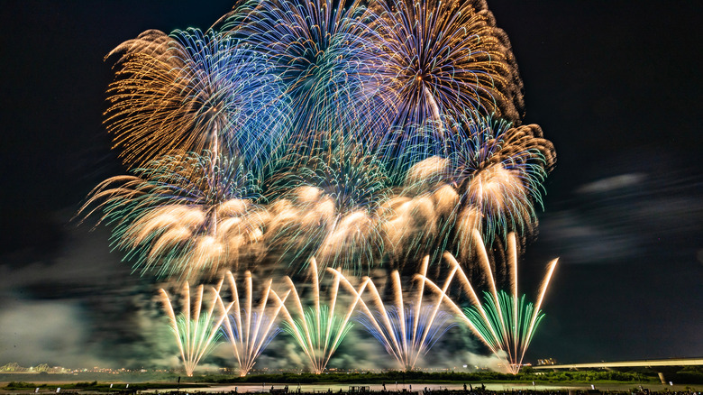 Fireworks in Nagaoka, Japan