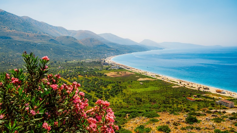 Borsh Beach, Albania, Albanian Alps