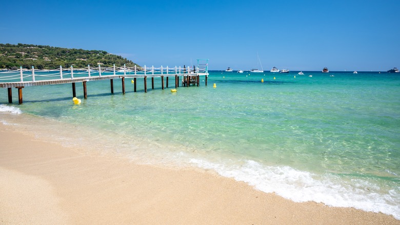 Plage de Pampelonne ocean