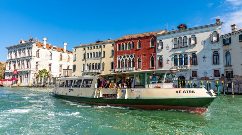 vaporetto ferryboat in Venice