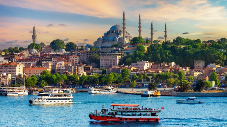 Panoramic view of the Bosphorus, Istanbul