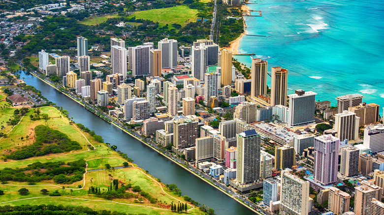 The high-rises of Waikiki