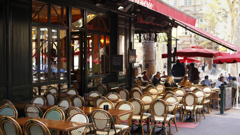 french cafe outdoor dining