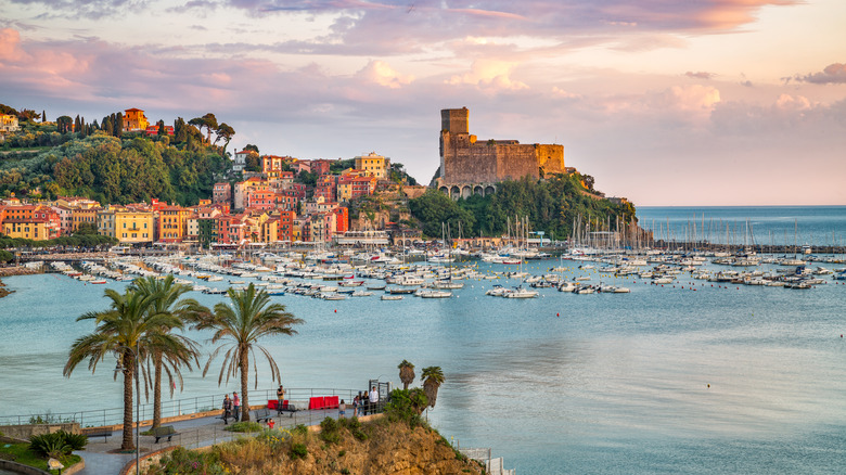 Seaside Italian village and marina