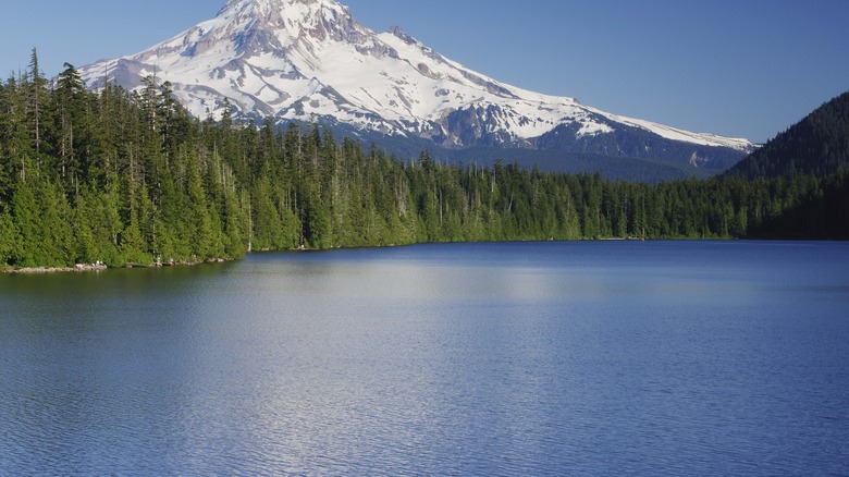 Lost Lake with Mount Hood background