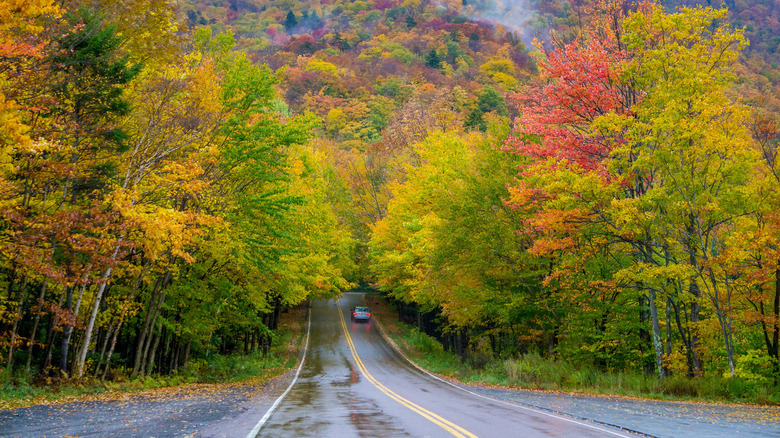 Smugglers' Notch scenic highway