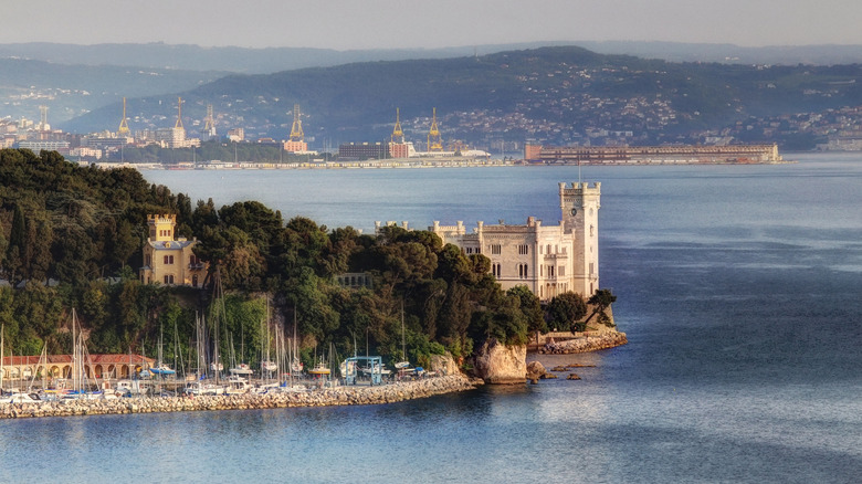 Trieste aerial view