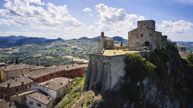 aerial view of Verucchio