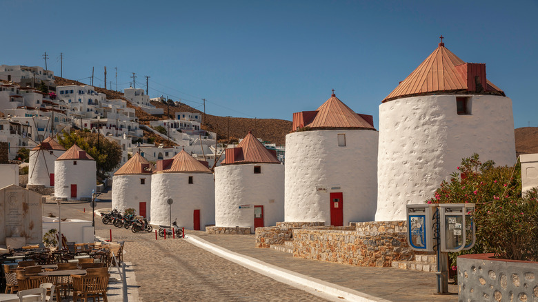 windmills in Chora, Astypalaia