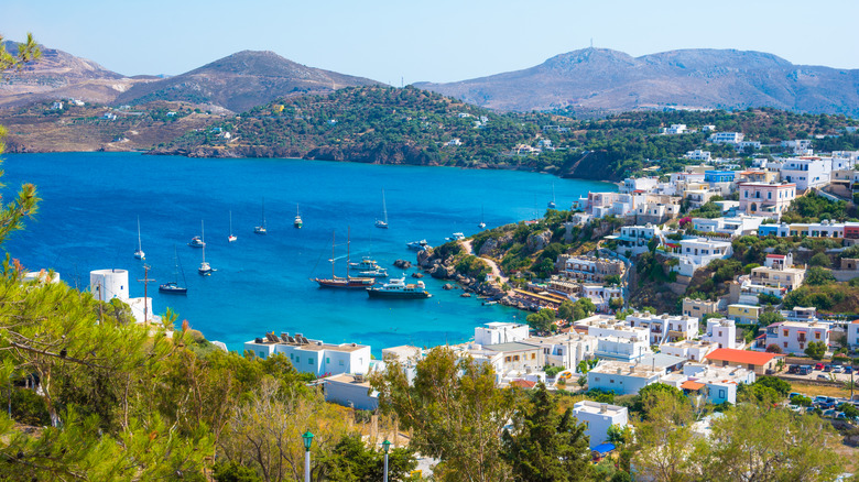 Leros aerial view