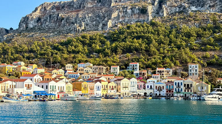 colorful buildings in Kastellorizo