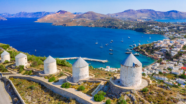 aerial view of Leros