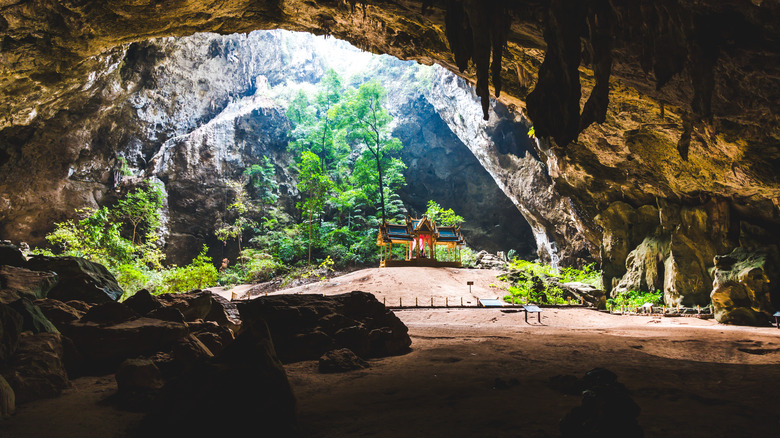 Hidden pavilion of Phraya Nakhon Cave