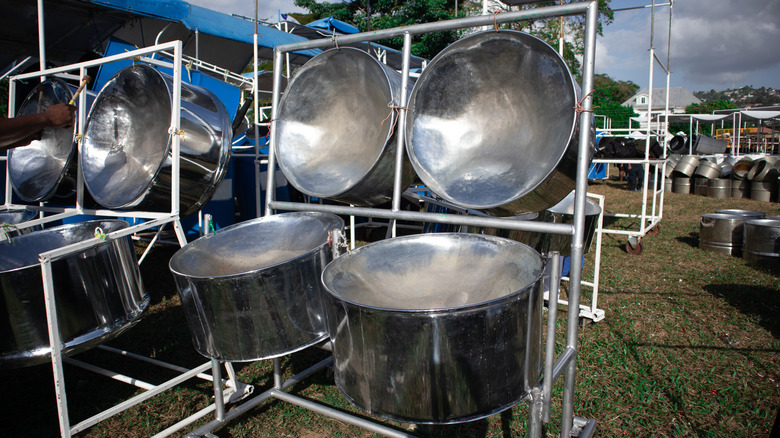 Steelpans in Trinidad