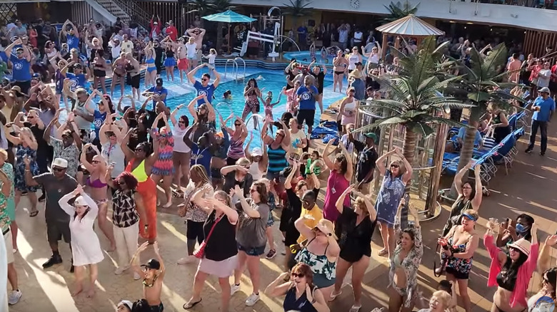 Partying on a Carnival cruise