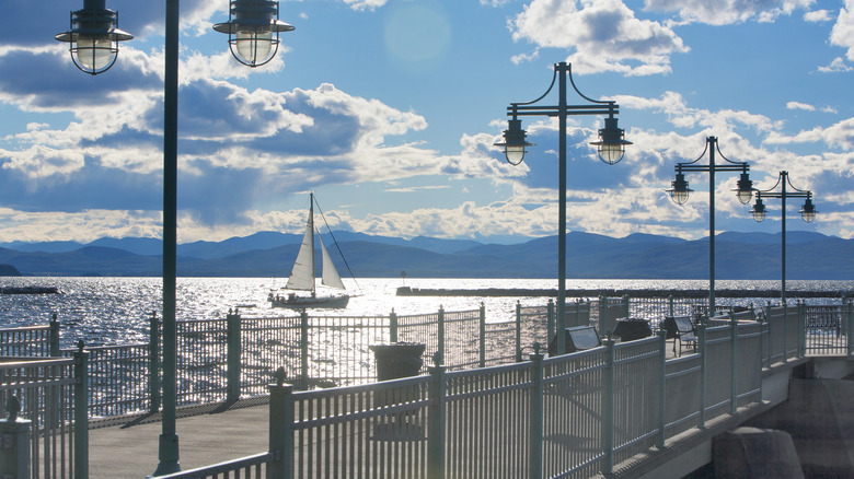 Burlington Vermont Lake Champlain sailboat pier