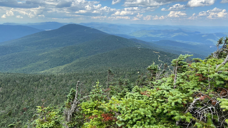 Killington mountain views in summer