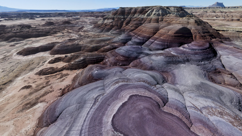 Utah's Purple Hills, formally known as Bentonite Hills