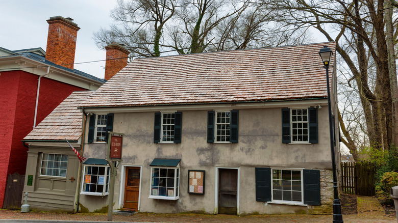 Outside of The Tavern restaurant in Abingdon