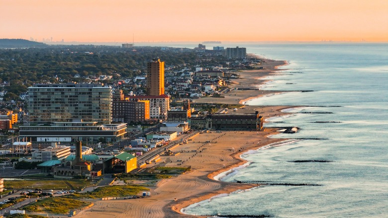 Aerial view of Asbury Park