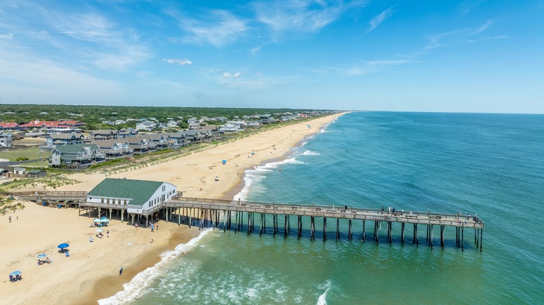 Kitty Hawk pier in North Carolina