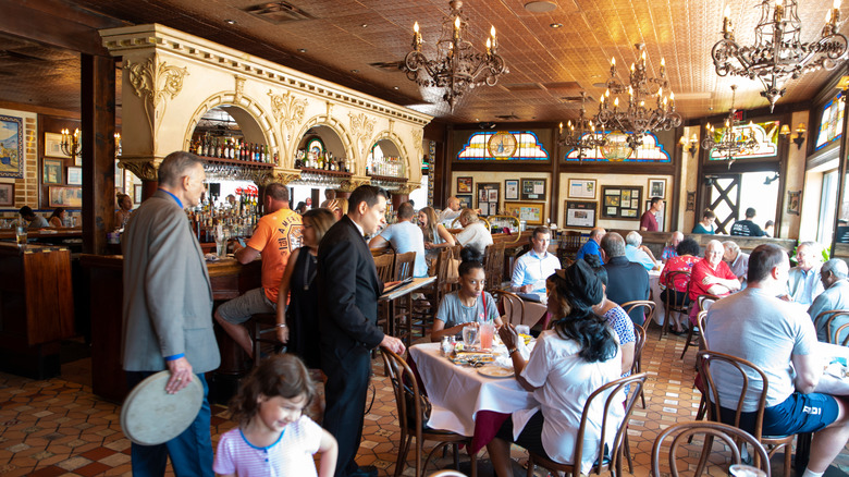 Interior of the Columbia Restaurant in Tampa, Florida