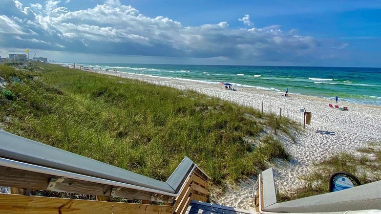 Stairs to beach