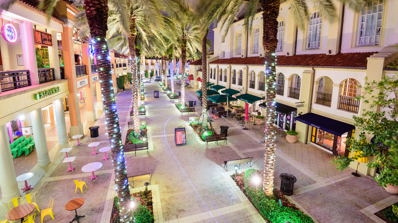 CityPlace at night West Palm Beach Florida