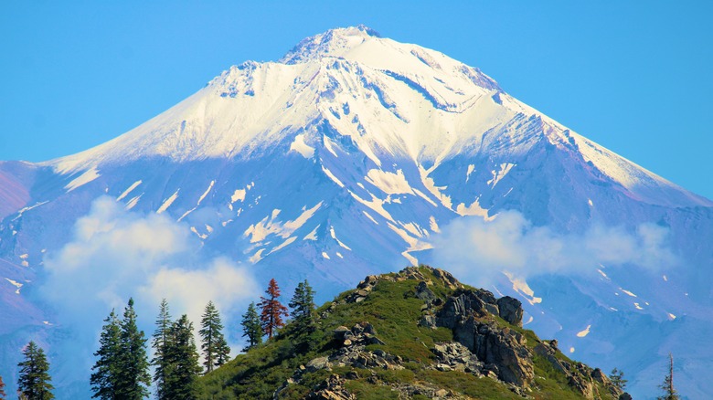 Mount Shasta from Castle Crags State Park