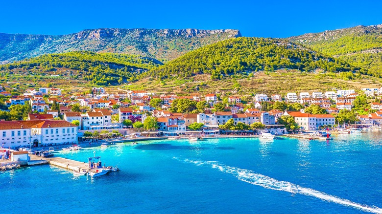 Town on Brac Island