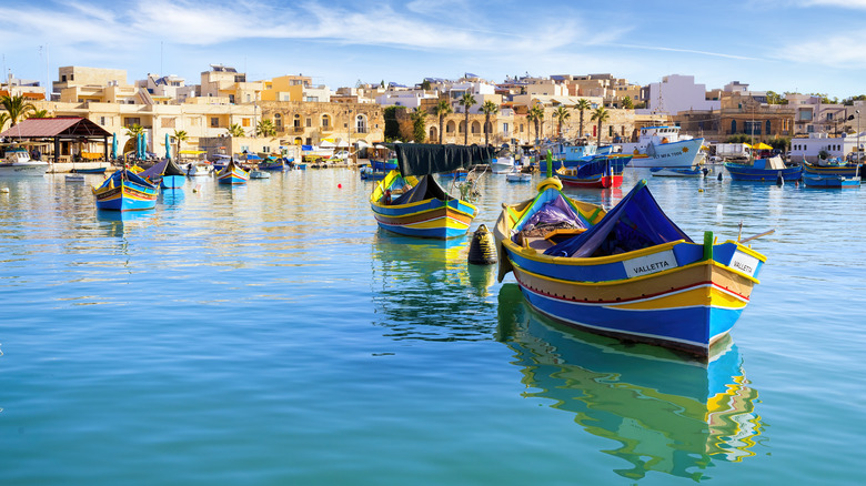 Boats in Malta