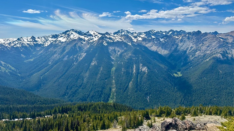 Olympic Mountain Park mountain scenery