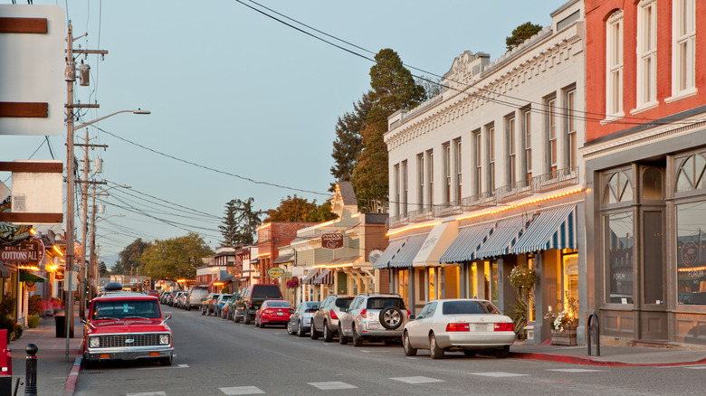 Along First Street, La Conner, Washington