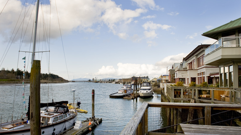 La Conner waterfront, Washington