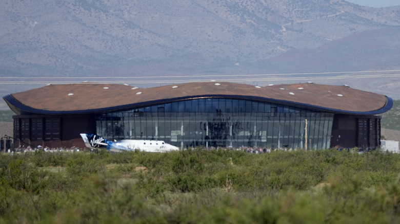 Spaceport America outside of Truth or Consequences