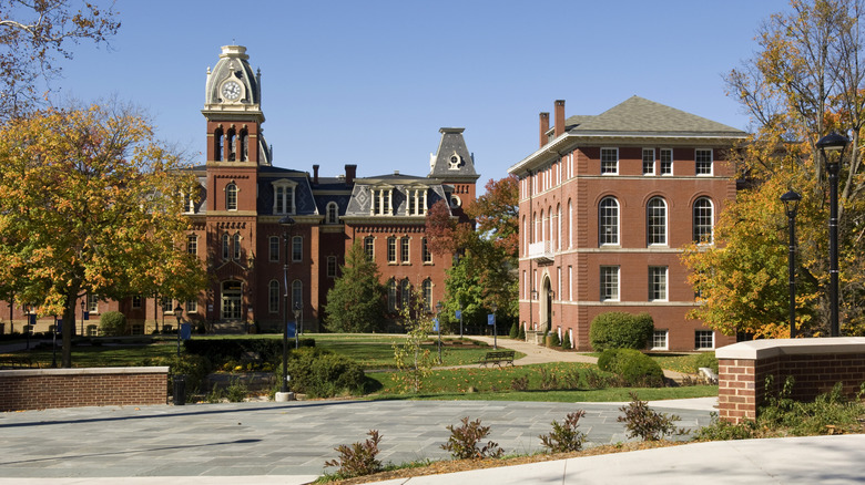 The West Virginia University campus in Morgantown