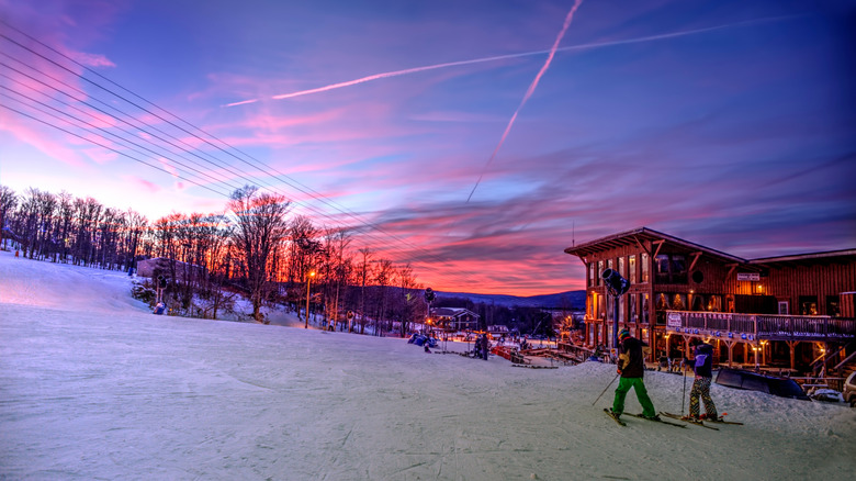 Davis West Virginia Timberline Mountain winter landscape