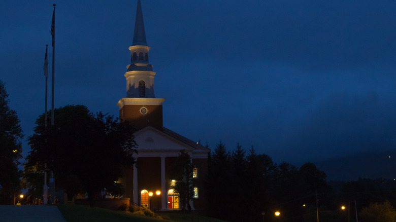 Bluefield West Virginia at night