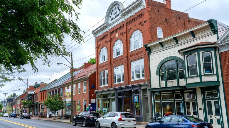 Downtown Shepherdstown West Virginia street