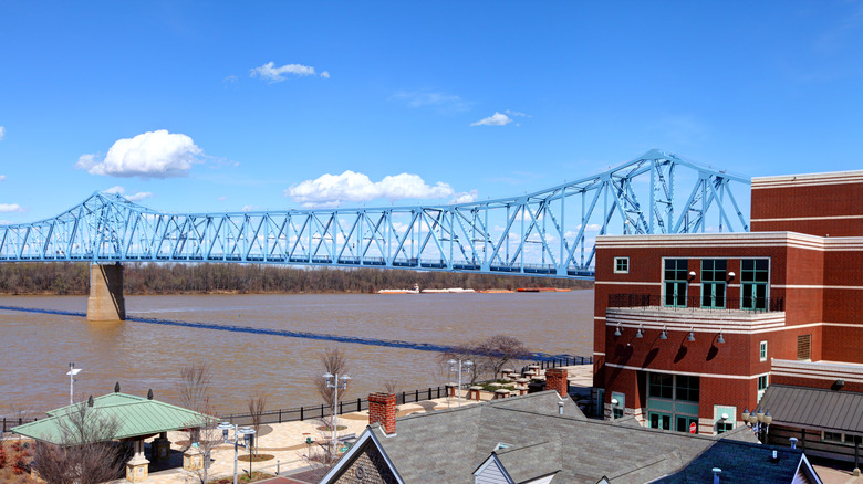 The Glover Cary Bridge in Owensboro, Kentucky